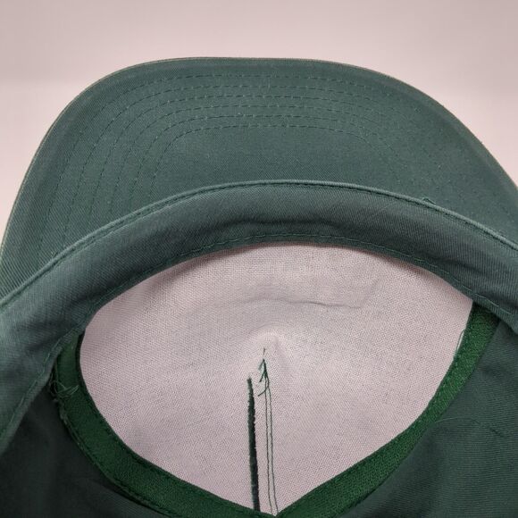 Canada Snapback Hat Green One Size Adjustable Embroidered Patriotic 6 Panel - Picture 7 of 9